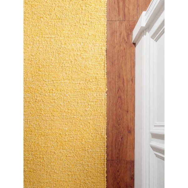 Kollane käsitsi kootud bukleekangast vaip 80x200 cm Notting Hill Portobello - Ted Baker-image-4