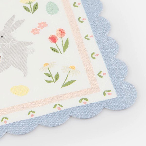 Paberist salvrätikud 16tk komplektis Easter Bunny - Meri Meri-image-1