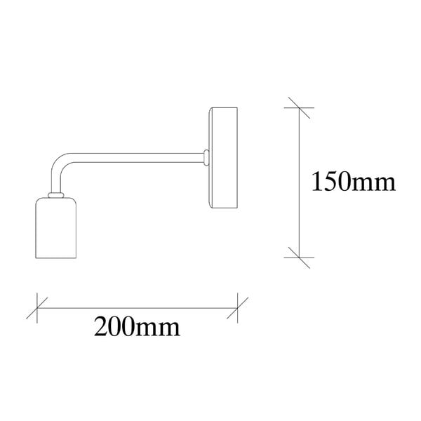 Must metallist seinalamp Opviq valgustid Tamara - Opviq lights-image-2