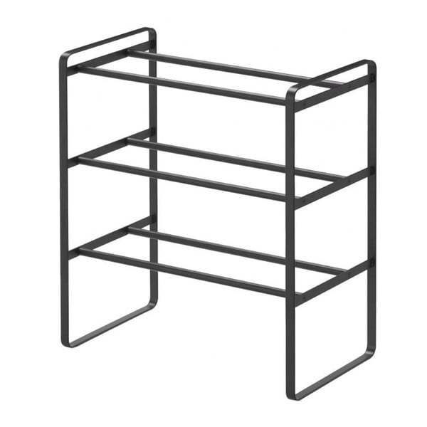 Must reguleeritav 3-tasandiline jalatsiriiul Maebashi - YAMAZAKI-image-1