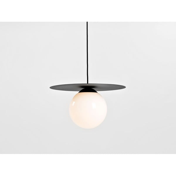 Must rippvalgusti klaasist varjuga ø 40 cm Skiva Ball - CustomForm-image-3