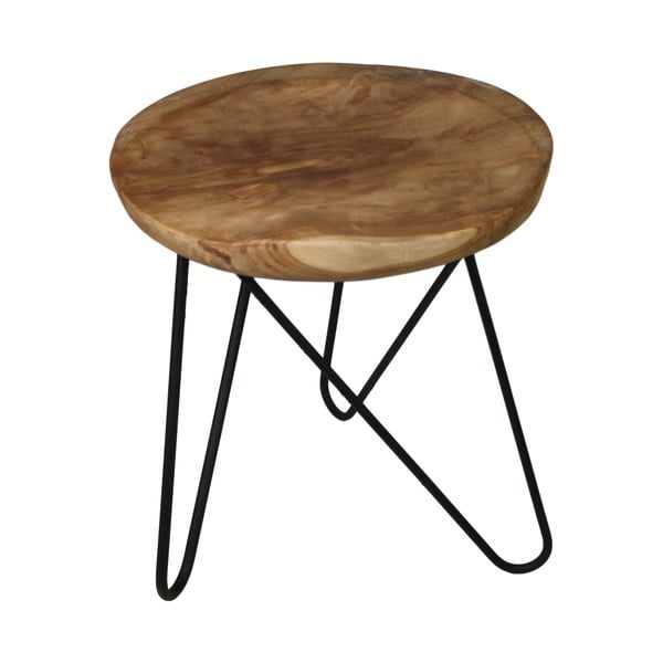 Odkládací stolek z teakového dřeva HSM collection Kruk