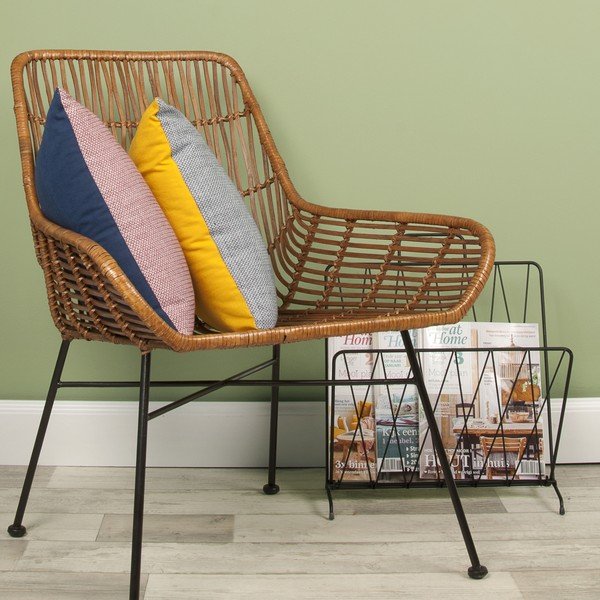 Black Diamond Magazine Stand Diamond Raster - PT LIVING-image-1