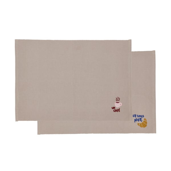 Puuvillased lauamatid 2tk komplektis 33x48 cm Bistro - Södahl