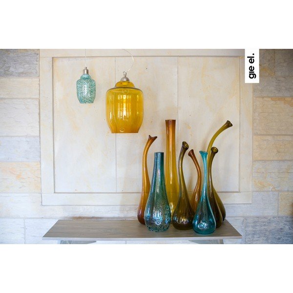 Labutí váza 55-60 cm, tyrkysová-image-1