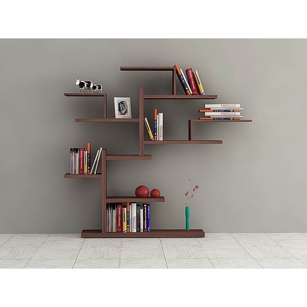 Knižní police Bonsai, wenge-image-1