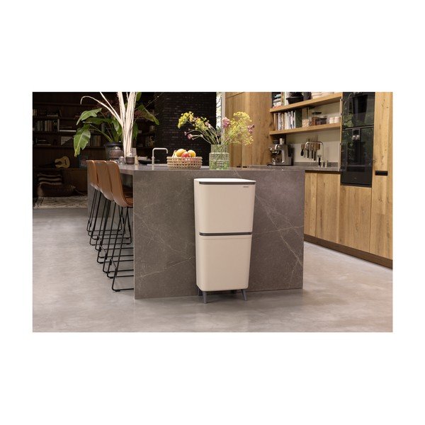 Helehall plastprügikast 20+25 l sorteeritud jäätmete jaoks SortUp Recycle Hi - Brabantia-image-1