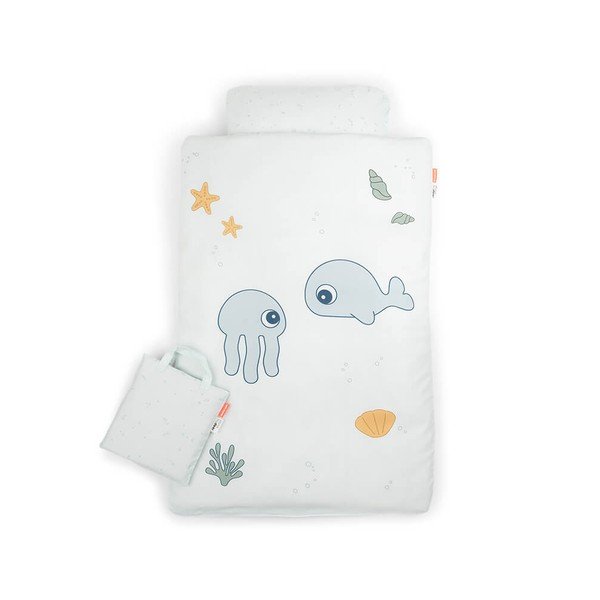 Puuvillane lastevoodipesu koos voodiplaadiga 140x100 cm Jelly & Wally - Done by Deer