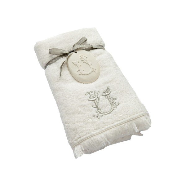 Osuška s monogramem U, 50x90 cm