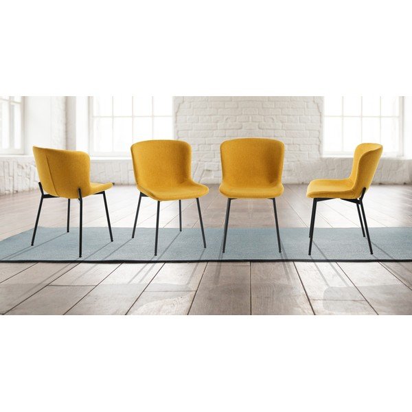 Ookerkollased söögitoolid 2tk komplektis Snug - Tomasucci-image-3