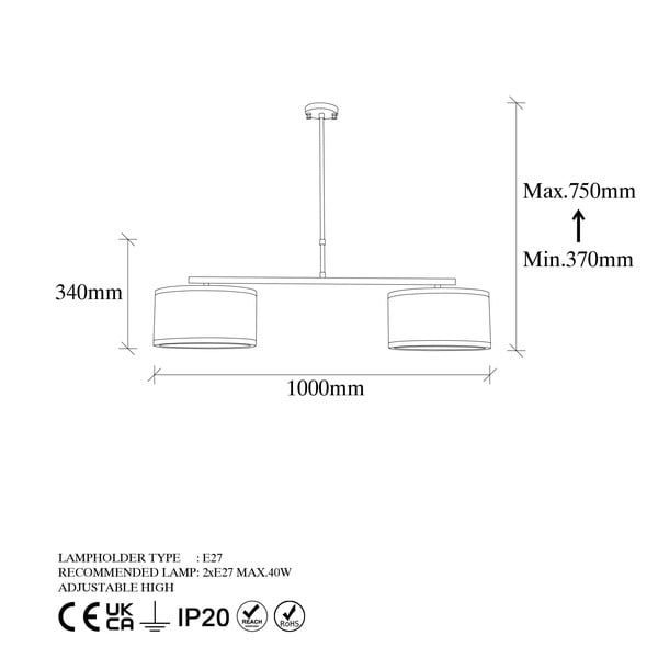 Kuldne rippvalgusti Way - Opviq lights-image-4