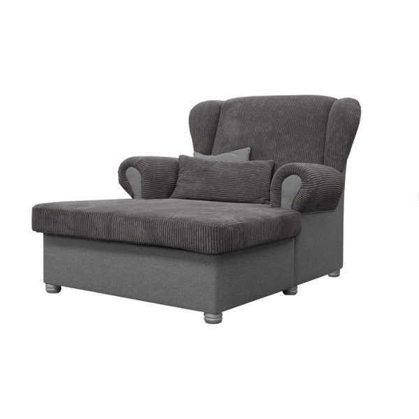 Taupe-toonis manchester-kangast lamamistool Lord – Ropez