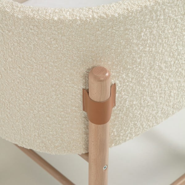 Valge voodi 39x72 cm Adara - Kave Home-image-1