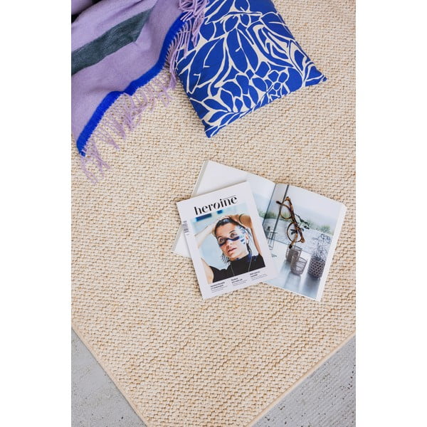 Kreem vaip 80x150 cm Wolly – BT Carpet-image-4