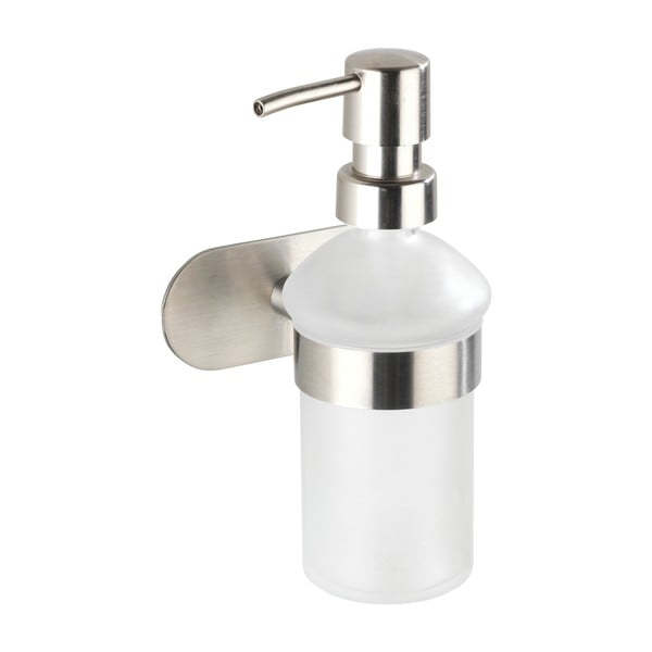 Iseseisev klaasist seebidosaator, matt hõbedane 200 ml Orea - Wenko-image-3