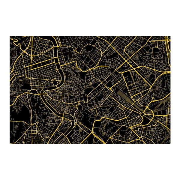 Obraz Homemania Maps Rome, 70 x 100 cm