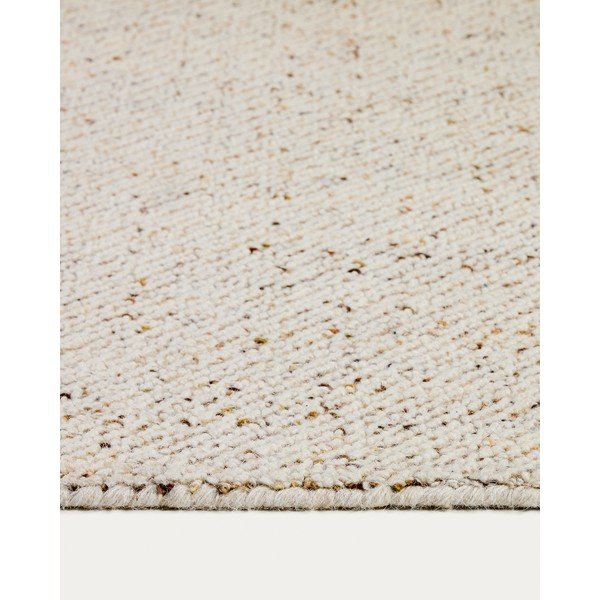 Kreemikas käsitsi kootud villane vaip 160x230 cm Lenuo - Kave Home-image-4