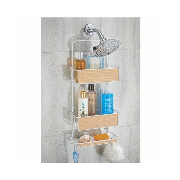 Závěsná police InterDesign Shower Caddy, výška 63,5 cm-image-3