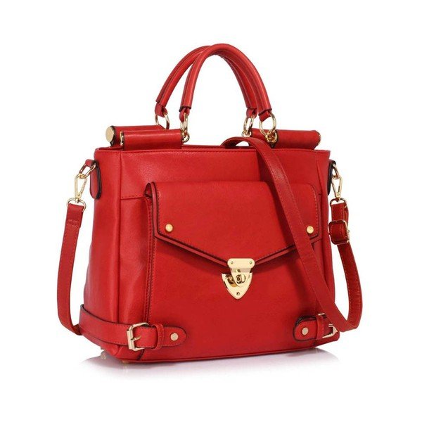 Kabelka L&S Twist Red