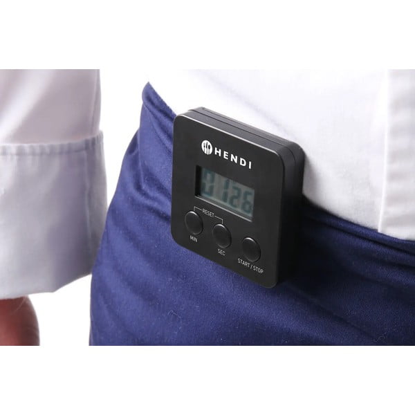 Must digitaalne minutikell magnetiga - Hendi-image-2