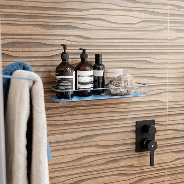 Helesinine isekandev metallist vannitoa riiul Grena - Compactor-image-1