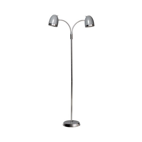 Stříbrná stojací lampa ETH Harley