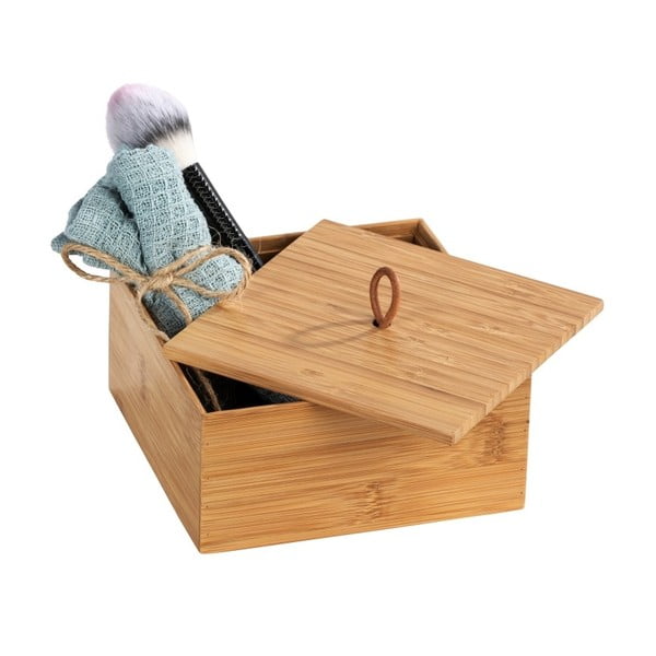 Bambusest kast kaanega , laius 15 cm Terra - Wenko-image-1