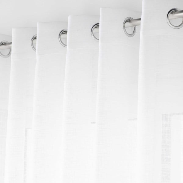 Valge kardin 400x240 cm Haltona - douceur d'intérieur-image-1