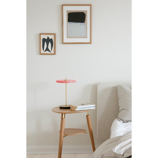 Roosa dimmerdatav LED lauavalgusti metallist lambivarjuga (kõrgus 31 cm) Asteria Move - UMAGE-image-1