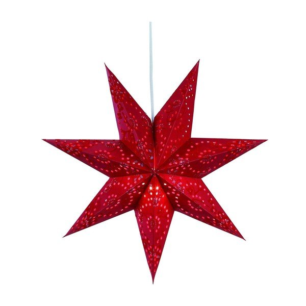 Punane jõulumotiividega rippuv valguskaunistus Aratorp - Markslöjd