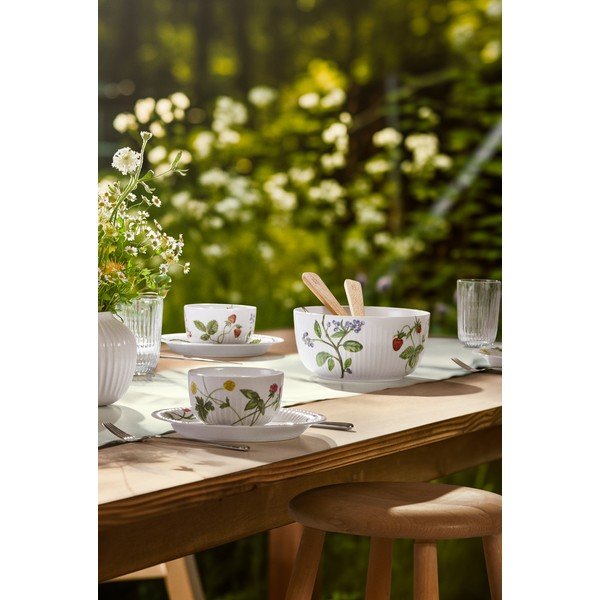 Valge portselanist supikauss 600 ml Hammershøi Summer - Kähler Design-image-1