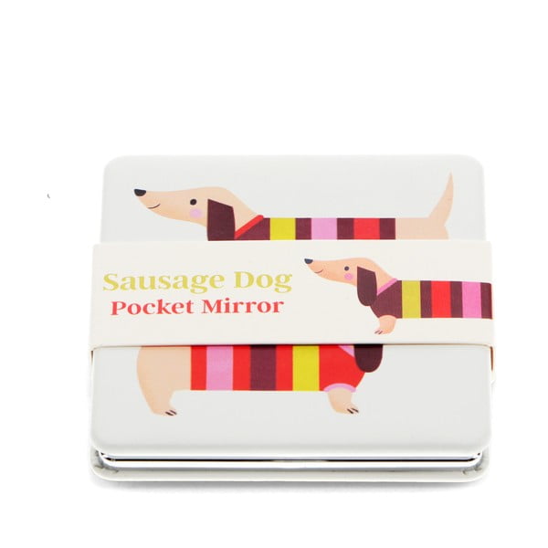 Kosmeetiline suurenduspeegel 7x7 cm Sausage Dog - Rex London-image-3