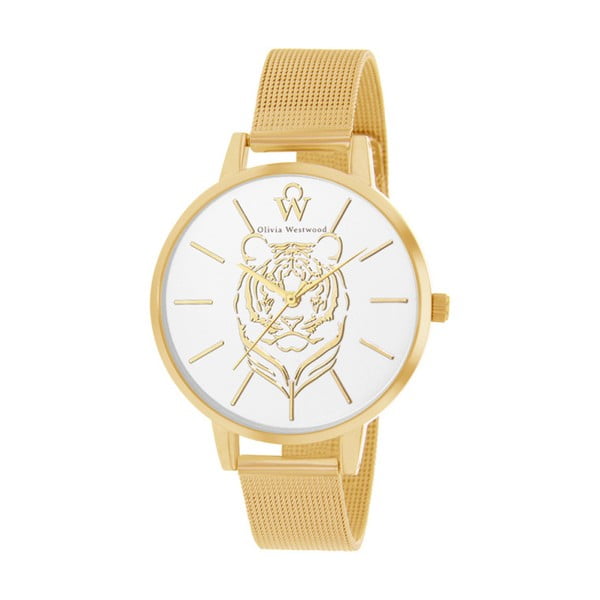 Dámské hodinky s řemínkem ve zlaté barvě Olivia Westwood Kula