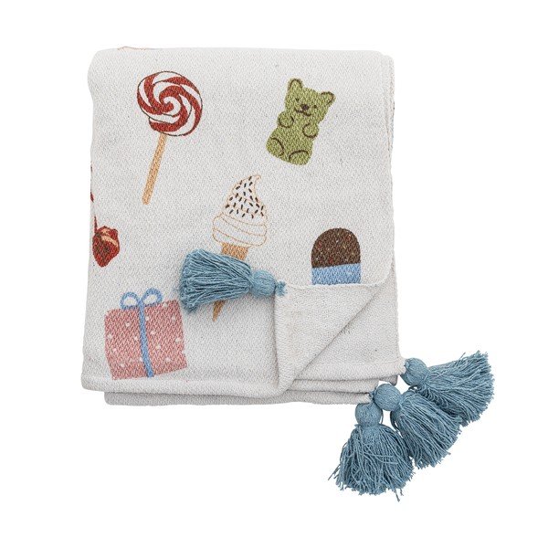 Valge beebitekk 130x160 cm Sweets - Bloomingville Mini-image-4