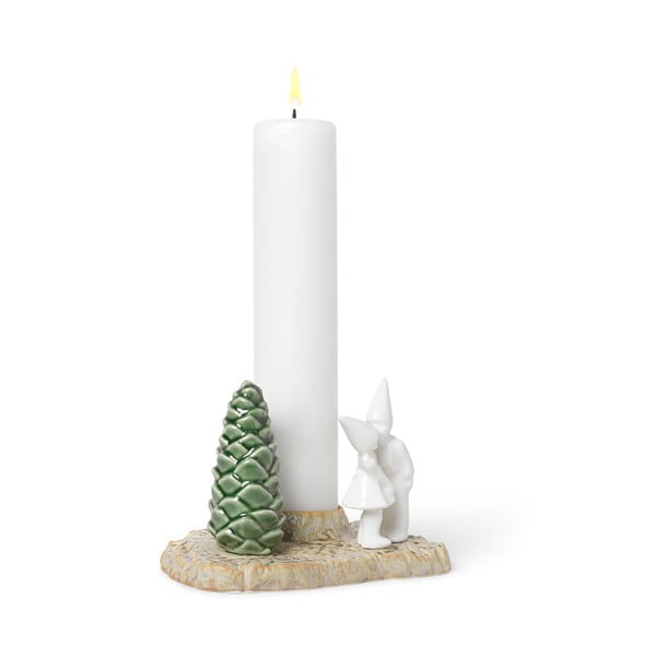 Jõuluküünla hoidja Jõulusuudlus, pikkus 17 cm Christmas Tales - Kähler Design-image-4