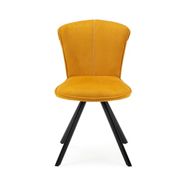 Kollased söögitoolid 2-st komplektis Simbra - Marckeric-image-2