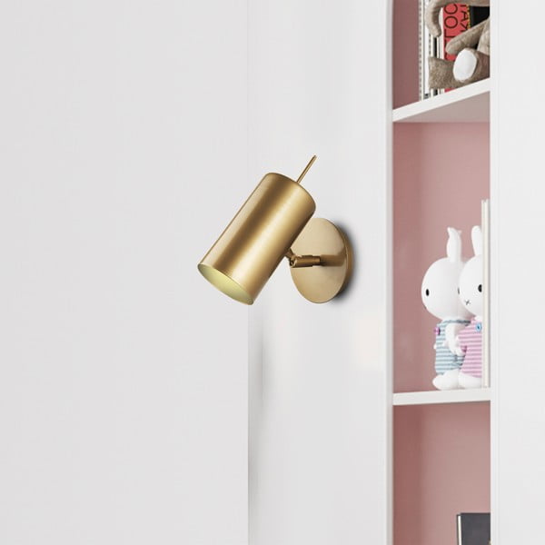 Kuldne seinalamp, kõrgus 23 cm Geo - Squid Lighting-image-3