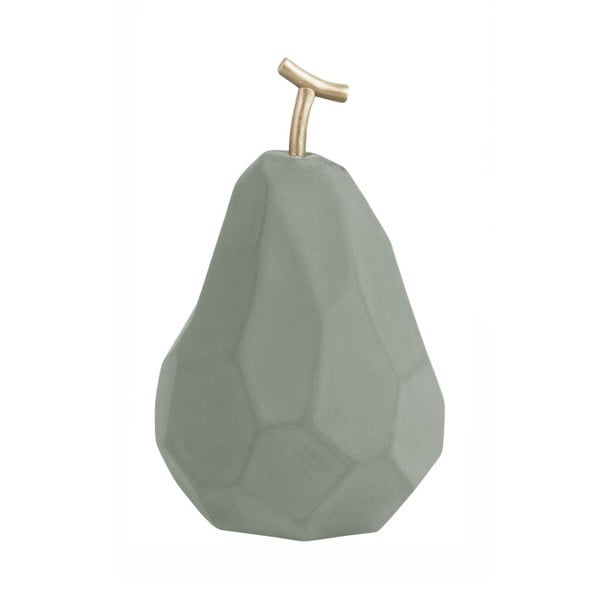 Matně mátově zelená betonová soška PT LIVING Origami Pear