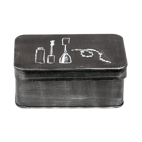 Must metallist kast kosmeetikatoodete jaoks - LABEL51