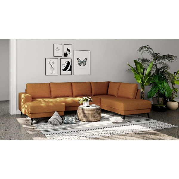 Oranž nurgadiivan (parem nurk) Fynn - Ghado-image-1