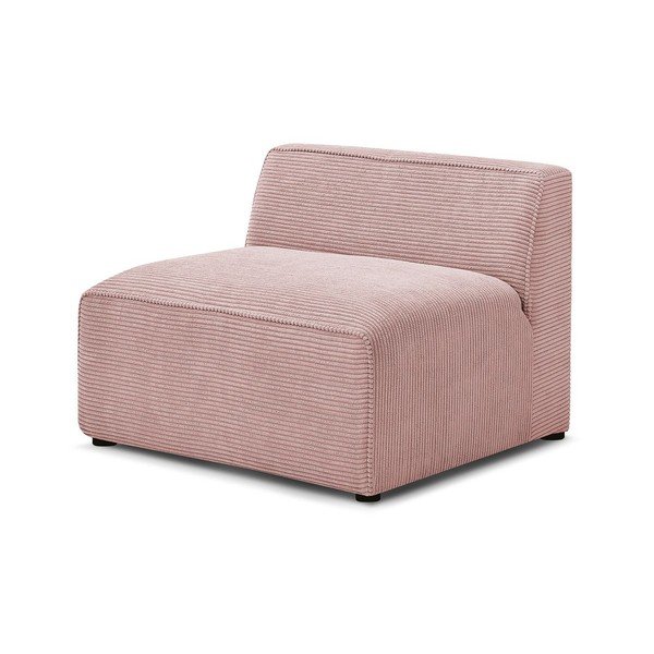 Roosa velvetist diivanimoodul (keskmine osa) Megeve - Bobochic Paris-image-3