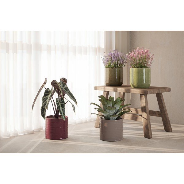 Keraamiline käsitöö lillepoti kaas ø 18 cm Fortuna - Artevasi-image-1