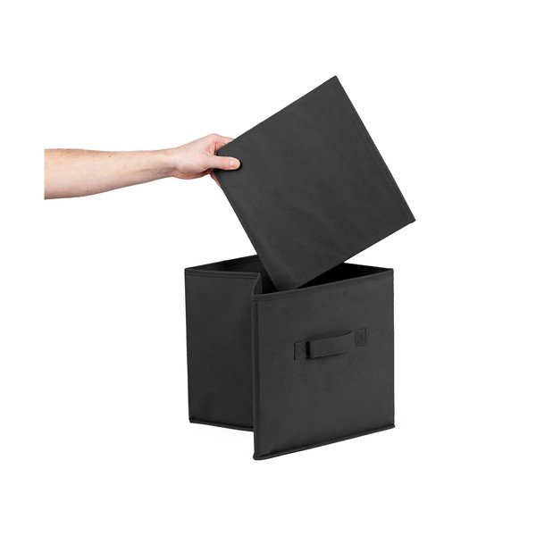 Must riidest hoiukast 31x31x31 cm - Compactor-image-1