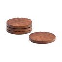 Puidust joogialused 4tk komplektis Rommu - Kave Home