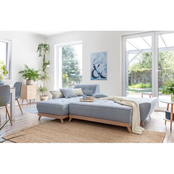 Helesinine diivanvoodi muutuv nurgadiivan Dazzling Daisy - Miuform-image-4