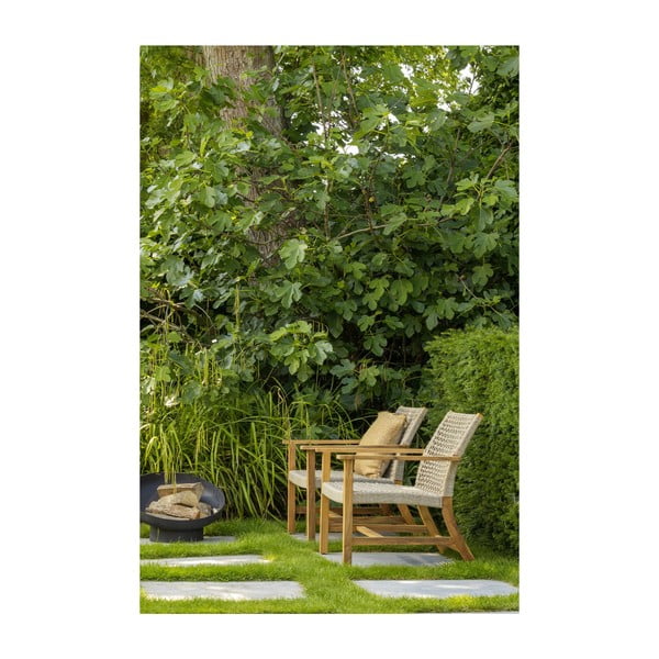 Beež puidust aiatool Copper - Exotan-image-2