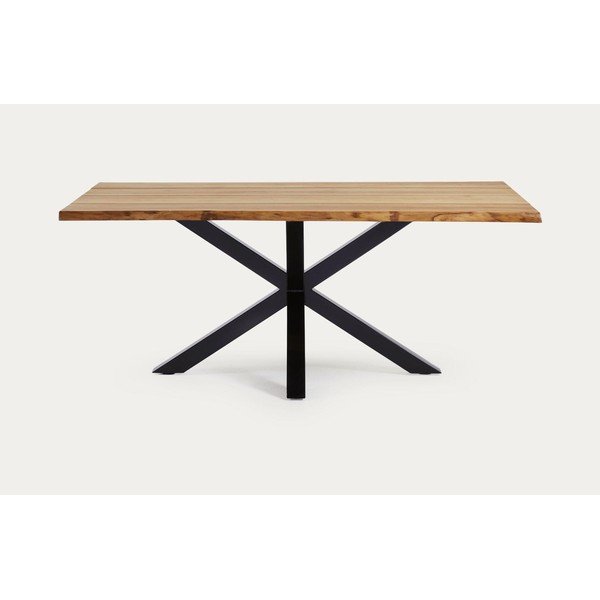 Söögilaud tammepuust pealispinnaga 90x160 cm Argo - Kave Home-image-3