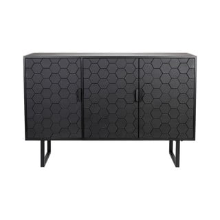 Must madal männipuidust kapp 135x90 cm Linc - White Label