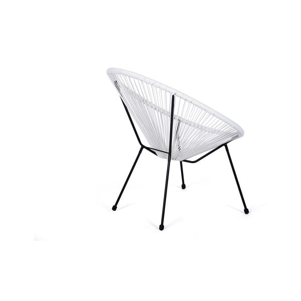 Valge kunstlikust rotangist aiatool Avocado - Bonami Selection-image-3