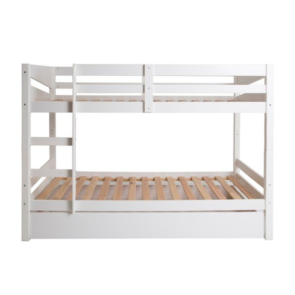 Valge kahekorruseline voodi, 90 x 200 cm Torino - Marckeric-image-4